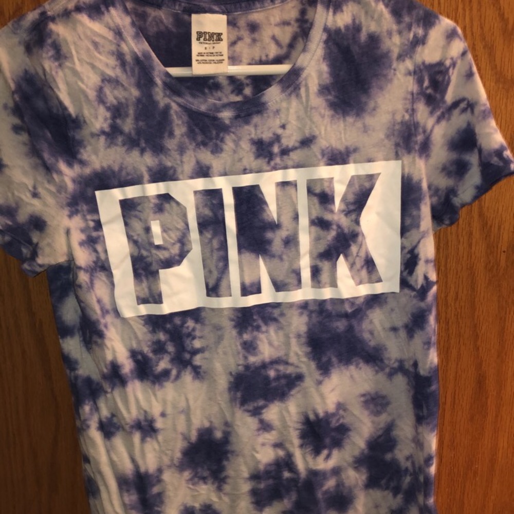 Pink tye dye shirt